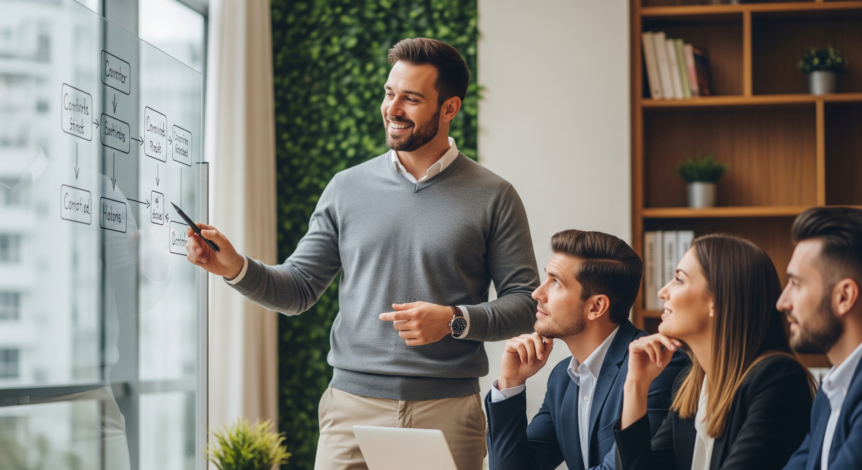 AI Transformation Background